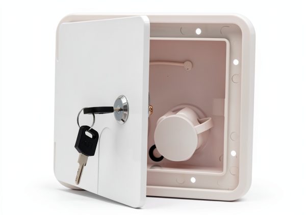 SEAFLO RV Water Inlet Hatch UV-Stabilized ABS White-2