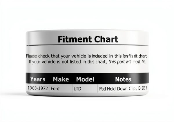 PartCatalog Front Brake Anti-Rattle Clip for Automotive-1