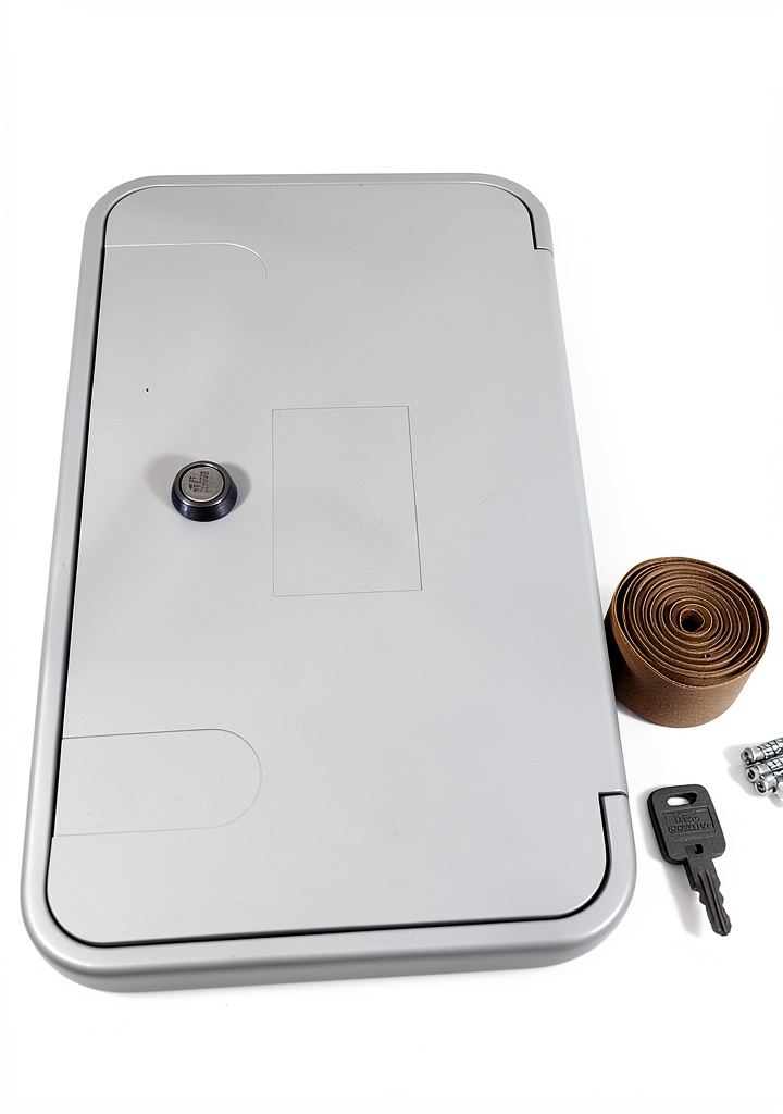 Thetford RV Multi-Purpose Universal Hatch in use