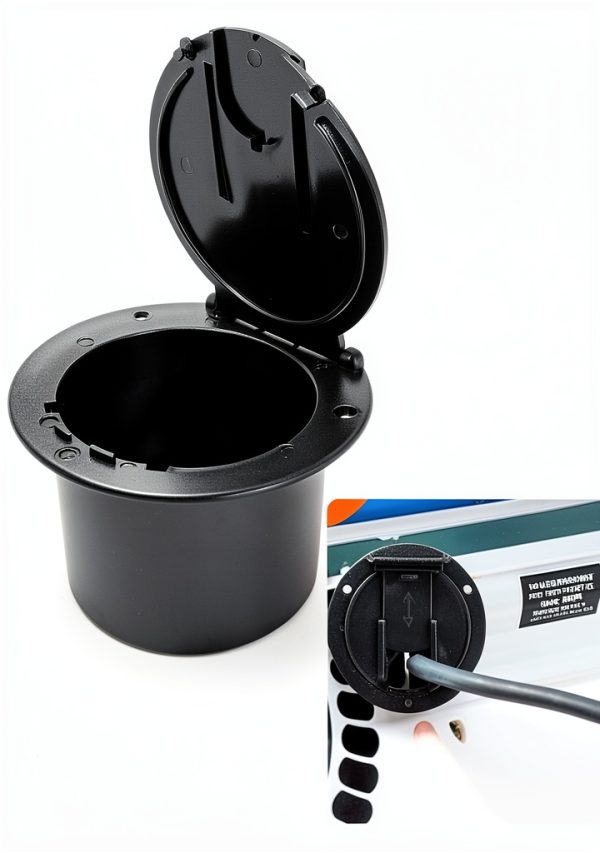 RV Cable Hatch Chiffonade Durable Plastic Design-4