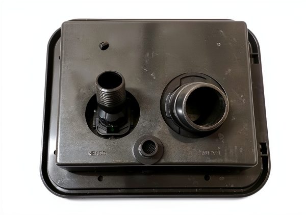 Valterra Black RV Hatch Lockable Gravity/City Water Fill A01-2004BKBU-2