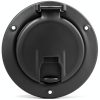 RV Murts Power Cord Hatch Cover Black 5in ABS RV Hatch-6