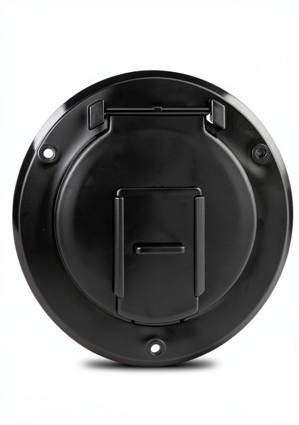 Electrical Hatch 4x4x2 Snap Lid HT-EH02B by Halotronics Black/White-2