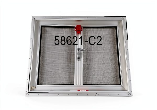 Heng's Aluminum RV Access Hatch White 18x25 Model 58621-C2-ES-1
