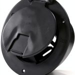 Vermin Door Black Metal RV Hatch Snap Lock 541-3-A by JR Products-0