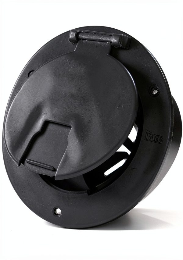 Vermin Door Black Metal RV Hatch Snap Lock 541-3-A by JR Products-0