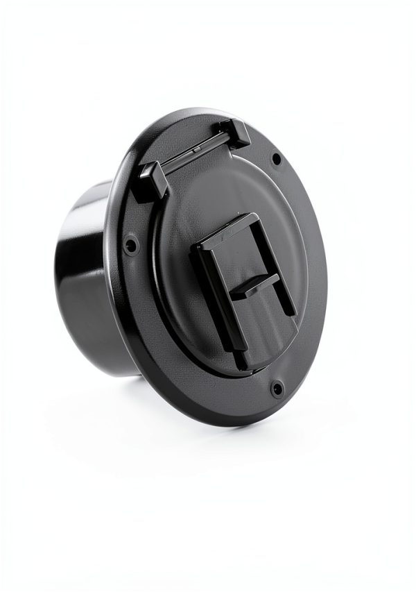 Electrical Hatch 4x4x2 Snap Lid HT-EH02B by Halotronics Black/White-3