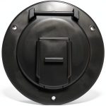 Valterra Heavy Duty RV Access Hatch 4-1/4" UV-Stabilized Plastic Cover-0