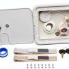 Valterra White RV Access Hatch A01-2004VP Paintable UV Plastic-2