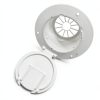 auaurly White Round Cord Hatch Cover Model 5412 Snap‑Lock Design-4