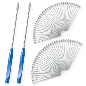 Inoculation Loop 2-Piece Kit salbsever with 70 Chromium Alloy Needles-0