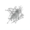 Inoculating Loop Nichrome Tips, 50PCS Nickel Chromium Wire Reusable Inoculating Loop Holders Nichrome Needle Tips Inoculation for Laboratory Classroom(3mm)-2