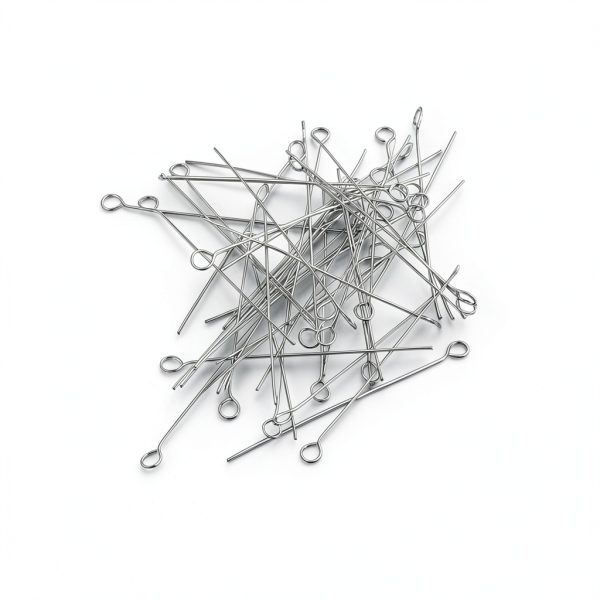 Inoculating Loop Nichrome Tips, 50PCS Nickel Chromium Wire Reusable Inoculating Loop Holders Nichrome Needle Tips Inoculation for Laboratory Classroom(3mm)-2