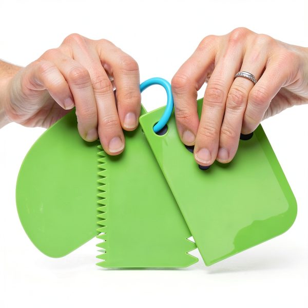 Flexible Resin Spreaders Set Zdspoxy Reusable Plastic Scrapers GB-3-4