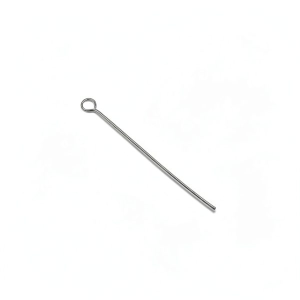 Inoculating Loop Nichrome Tips, 50PCS Nickel Chromium Wire Reusable Inoculating Loop Holders Nichrome Needle Tips Inoculation for Laboratory Classroom(3mm)-1