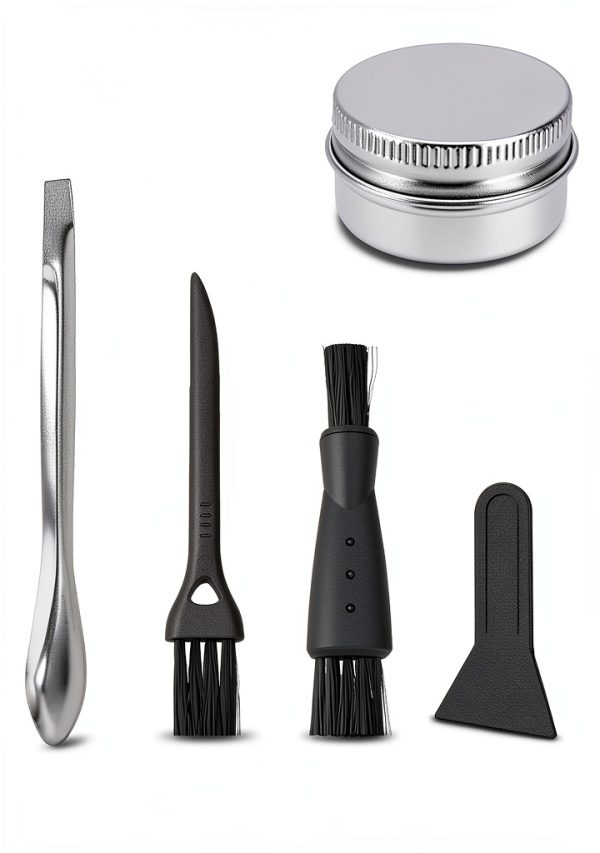 GORGECRAFT 18PCS Pollen Scrapers Kit with Brushes, Metal Spatulas-1