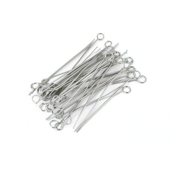 Inoculating Loop Nichrome Tips, 50PCS Nickel Chromium Wire Reusable Inoculating Loop Holders Nichrome Needle Tips Inoculation for Laboratory Classroom(3mm)-3