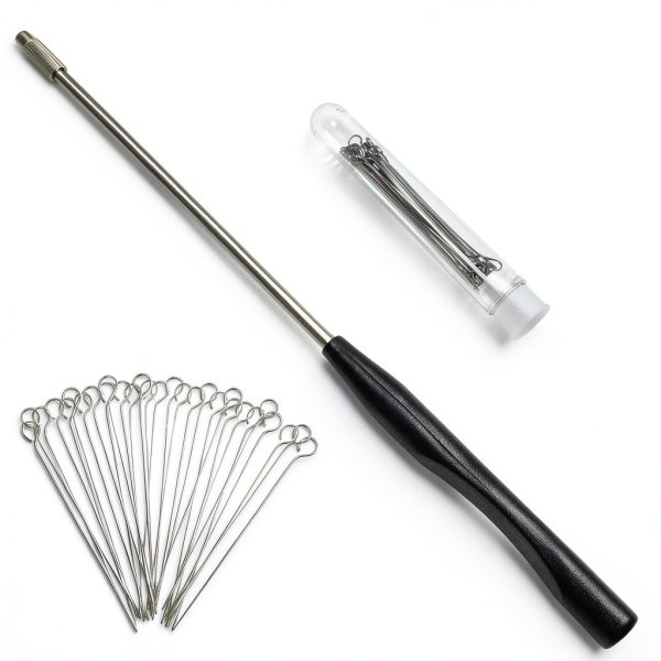 Inoculation Loop JATBO 0.08in Nichrome Ring and 50 Loop Set Mycology-0