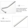 LIFKOME 4pcs Glass Cell Spreader Rods Borosilicate Glass Smooth Finish Laboratory Cell Spreading Bars for Wide Spreading and Agar Plate Coating in Science Labs-7