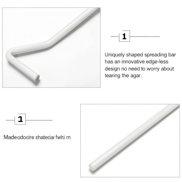 LIFKOME 4pcs Glass Cell Spreader Rods Borosilicate Glass Smooth Finish Laboratory Cell Spreading Bars for Wide Spreading and Agar Plate Coating in Science Labs-7