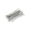 Inoculating Loop Nichrome Tips, 50PCS Nickel Chromium Wire Reusable Inoculating Loop Holders Nichrome Needle Tips Inoculation for Laboratory Classroom(3mm)-0