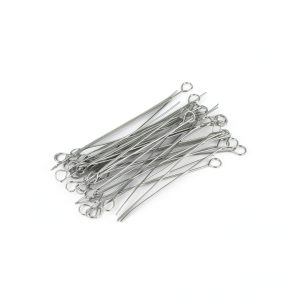 Inoculating Loop Nichrome Tips, 50PCS Nickel Chromium Wire Reusable Inoculating Loop Holders Nichrome Needle Tips Inoculation for Laboratory Classroom(3mm)-0