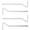 LIFKOME 4pcs Glass Cell Spreader Rods Borosilicate Glass Smooth Finish Laboratory Cell Spreading Bars for Wide Spreading and Agar Plate Coating in Science Labs-0