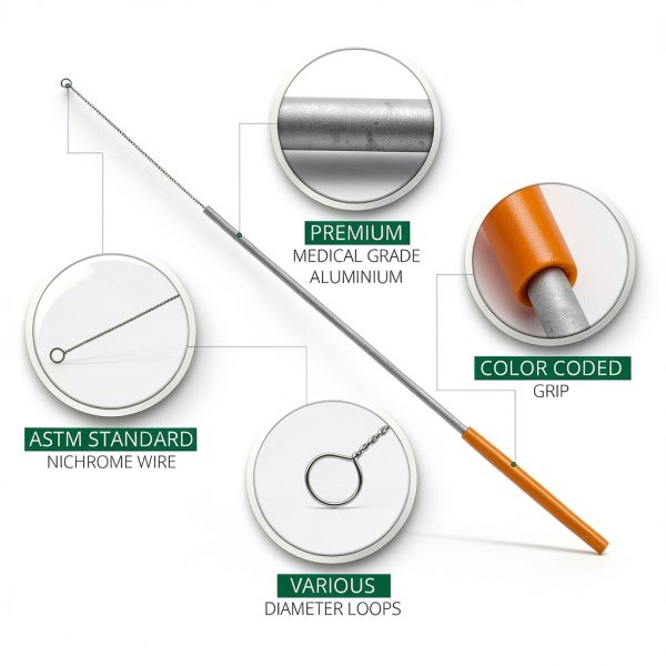 Reusable Inoculating Loops – Surgical Design Color‑Coded Handles-1