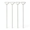 Veemoon Glass Cell Spreader Rods 4pcs Laboratory Coating Bars Durable-0