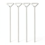 Veemoon Glass Cell Spreader Rods 4pcs Laboratory Coating Bars Durable-0