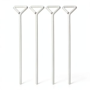 Veemoon Glass Cell Spreader Rods 4pcs Laboratory Coating Bars Durable-0