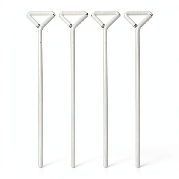 Veemoon Glass Cell Spreader Rods 4pcs Laboratory Coating Bars Durable-0
