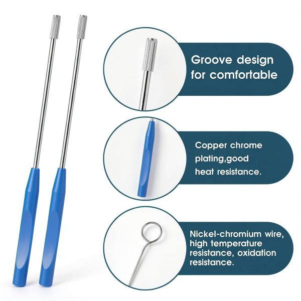 Inoculation Loop 2-Piece Kit salbsever with 70 Chromium Alloy Needles-2