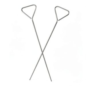 Stainless Steel Triangular Lab Cell Spreaders YOSADIER 2pcs Petri Tool-0