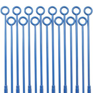 MEETOOT 100pcs 10ul Sampling Rod Disposable Inoculating Loop Aseptic-0