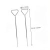 Stainless Steel Triangular Lab Cell Spreaders YOSADIER 2pcs Petri Tool-1